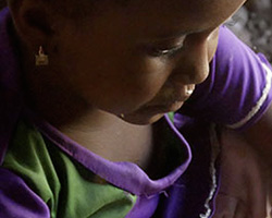 Enfant dans Toukoul village Dougoum Djibouti