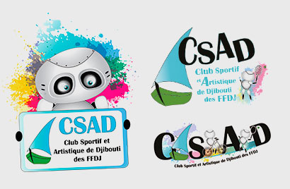 Logotype CSAD et declinaisons